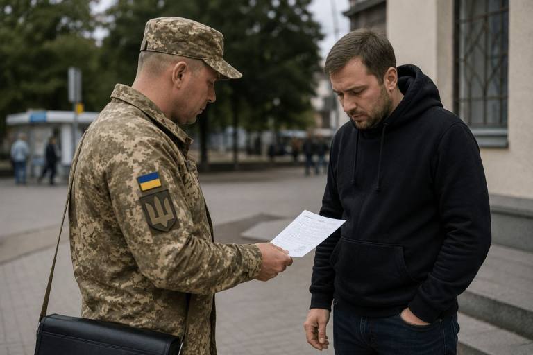 Правила вручения повестки во время военного положения