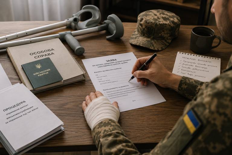 Выплаты военным за ранения во время войны